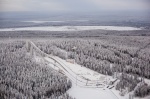 Фотографии зимнего Урала: вид с высоты полета|Заснеженные уральские земли с высоты птичьего полета