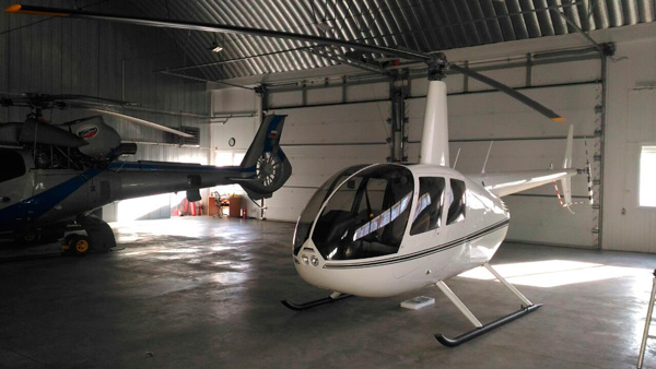 Сборка нового вертолета Robinson R44