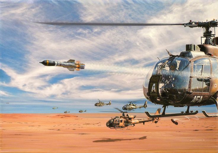 Вертолеты Gazelle в Ираке
