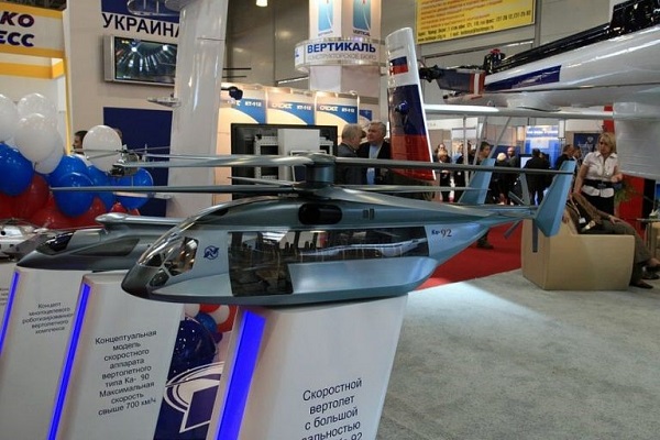 Модели вертолетов Ка-90 и Ка-92